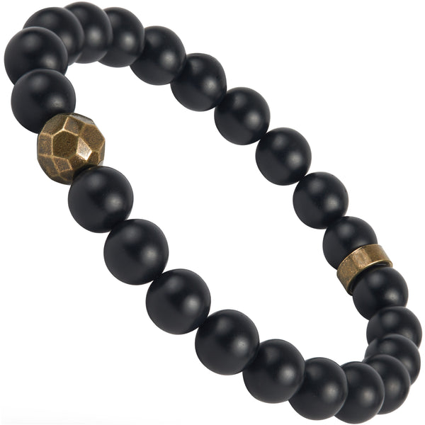 Black Onyx Bead Bracelet | Black Onyx Bracelet | December Birthstone –  KookyTwo