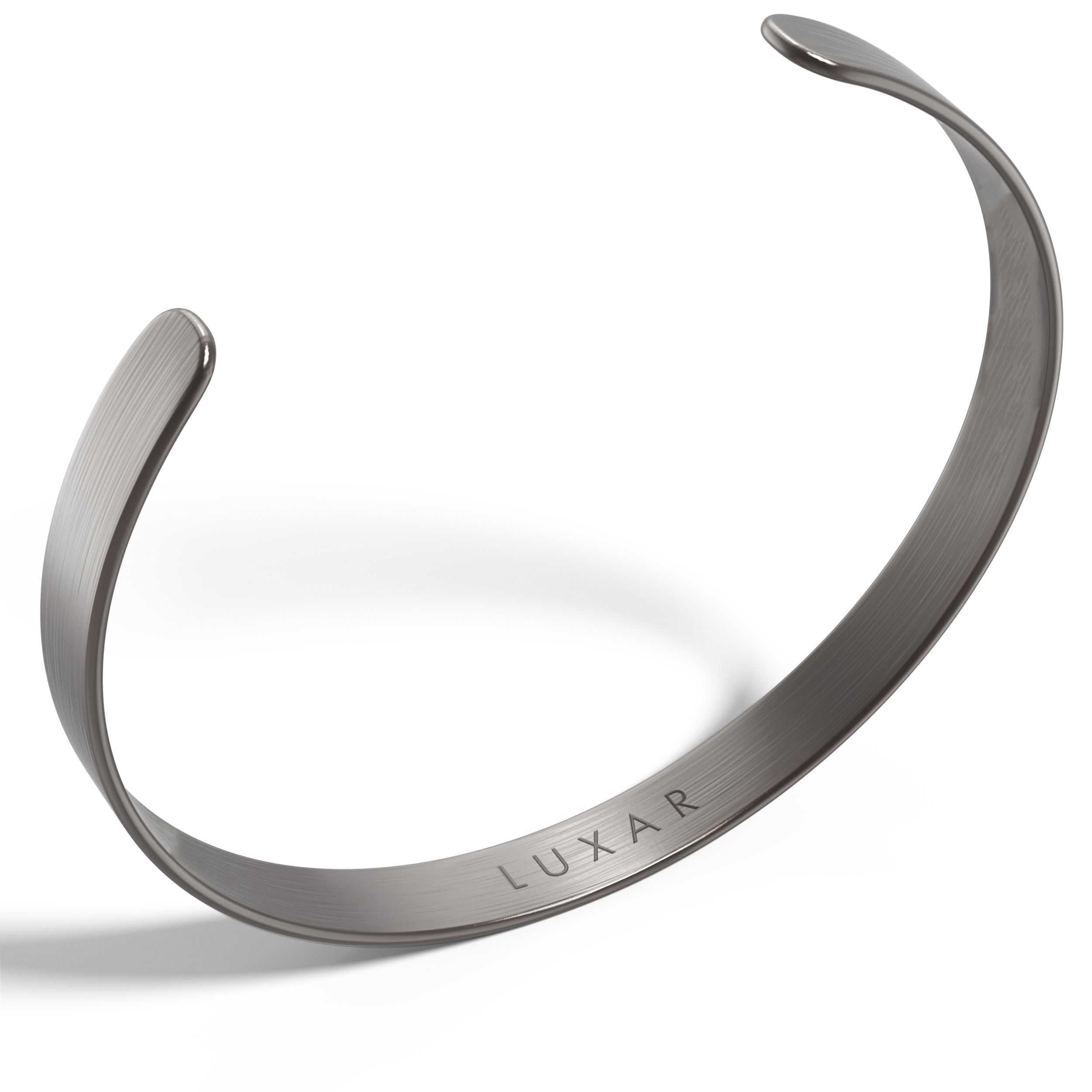 Titanium Cuff Bracelet (Silver)