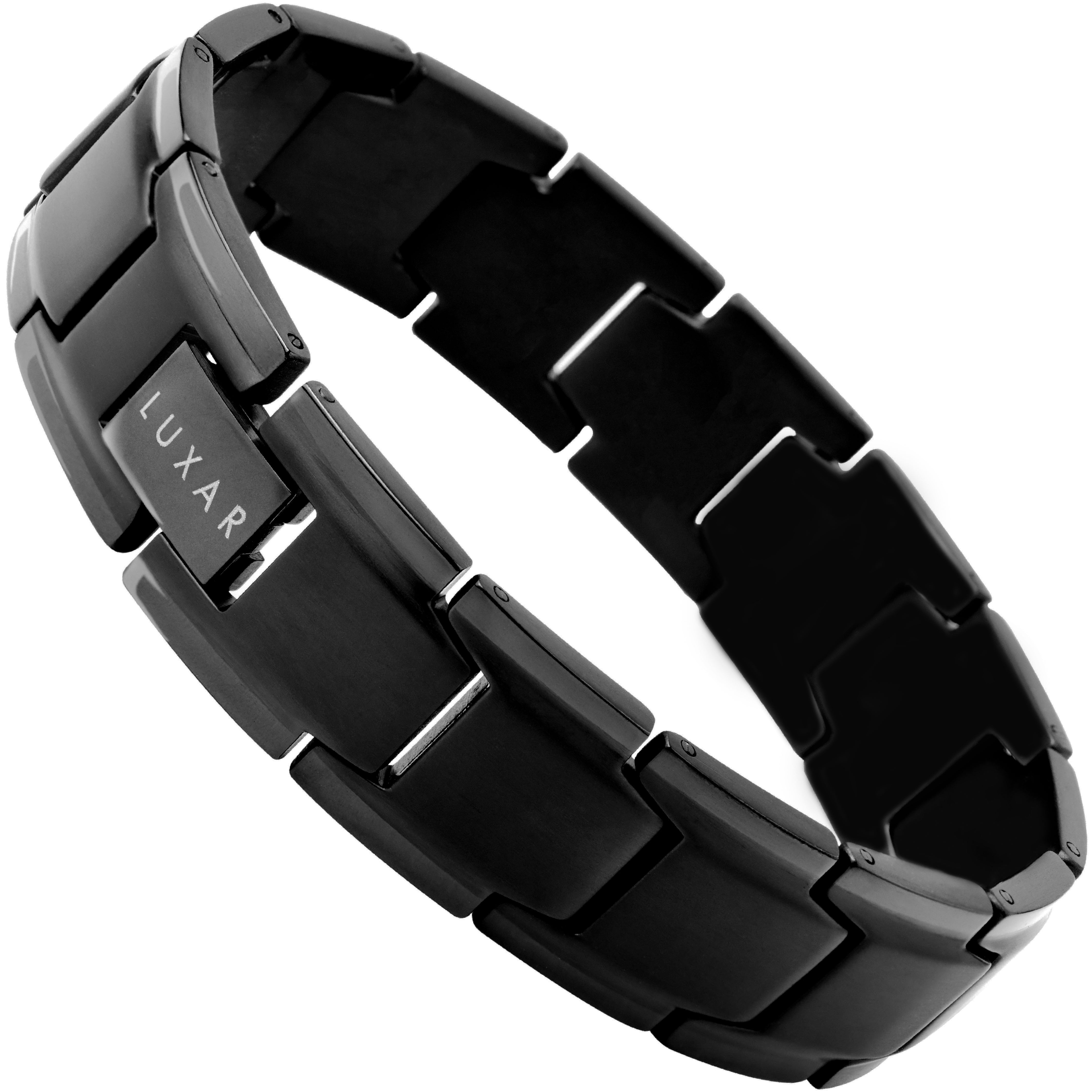 Titanium Linked Bracelet (Black)